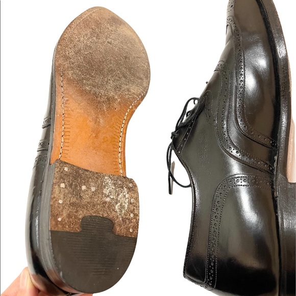 Johnston$ Murphy Gentleman Oxfords Black shoes, Size 8.5 main image 4